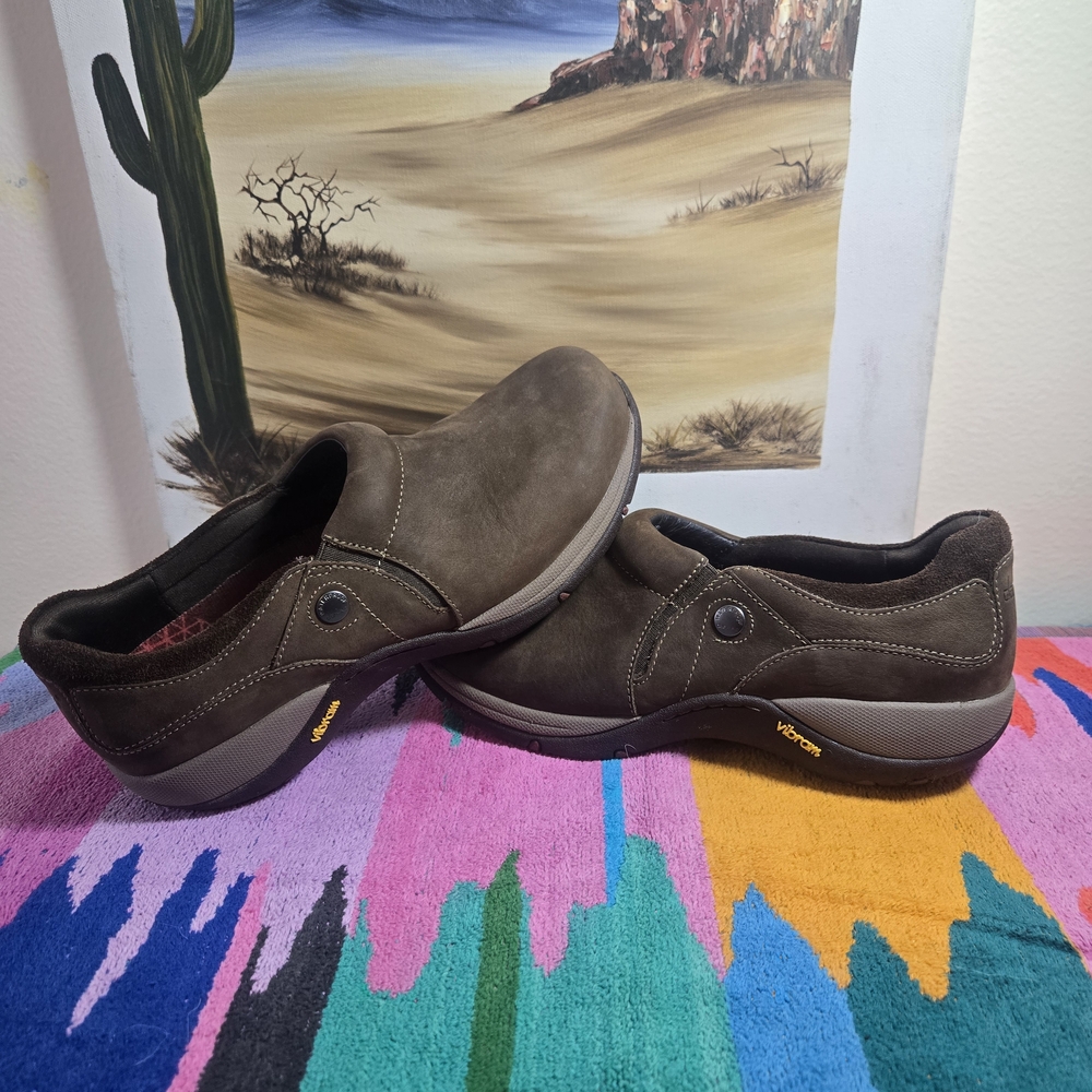 Dansko Brown Slip-On Clogs